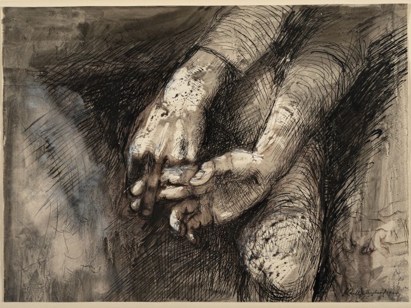 Study Of Hands, (1944) Keith Vaughan